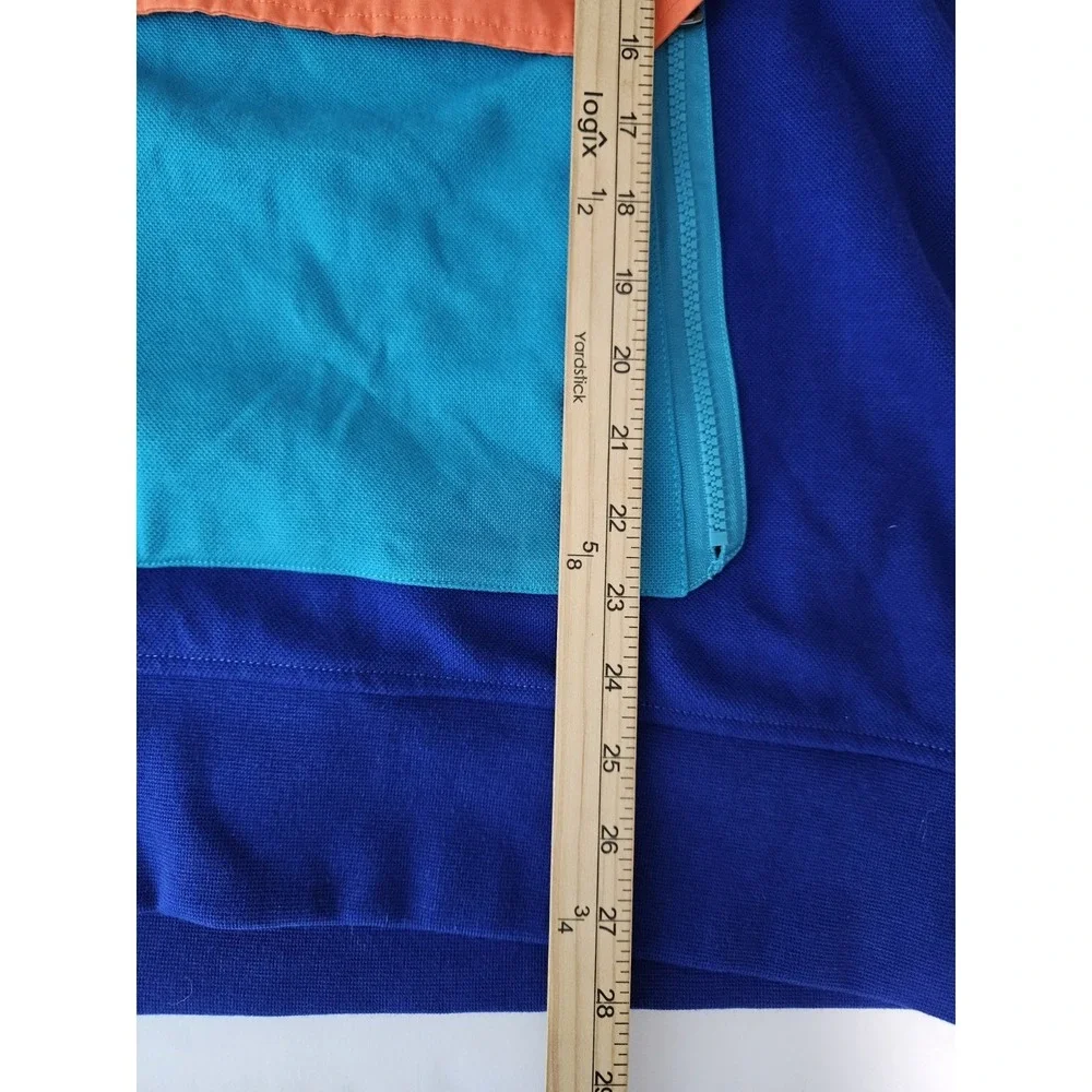 Polo Ralph Lauren Men's Colorblock Half Zip Drawstring Hoodie Large